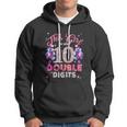 10Th Birthday Funny Gift This Girl Is Now 10 Double Digits Meaningful Gift Hoodie