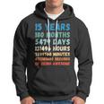 15Th Birthday 15 Years Of Being Awesome Wedding Anniversary Hoodie