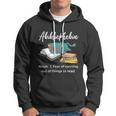 Abibliophobia Book Lover Cat Reading Funny Gift Hoodie