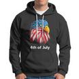 American Bald Eagle Mullet 4Th Of July Funny Usa Patriotic Gift Hoodie