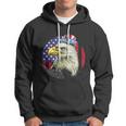 American Flag Bald Eagle 4Th Of July Uncle Sam Usa Hoodie