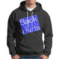 Back And Body Hurts Blue Logo Hoodie