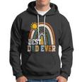 Best Dad Ever Rainbow Funny Fathers Day From Wife Daughter Gift Hoodie