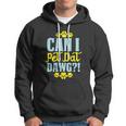 Can I Pet Dawt Dog Funny Dog Lover Typography Hoodie