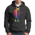 Cool Colorful Music Guitar Guy Hoodie