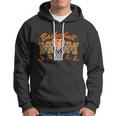 Cute Basketball Mom Retro Distressed Basketball Hoop Basketball Mom Hoodie