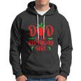 Dad Of The Birthday Girl Funny Strawberry Daughters Birthday Hoodie