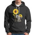 Elephant Sunflower You Are My Sunshine V2 Hoodie