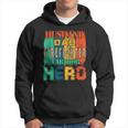Firefighter Vintage Retro Husband Dad Firefighter Hero Matching Family V3 Hoodie