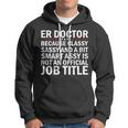 Funny Er Doctor Official Job Title Tshirt Hoodie