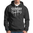 Funny Running With Saying Sunday Runday Hoodie