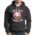 Funny Smores Camping Girls Have Smore Fun Camper Glamping Hoodie