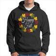Happy Fall Leaves Cute Autumn Funny Halloween Holiday Women Hoodie