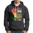 Happy Juneteenth Fathers Day 1865 Fathers Day Hoodie