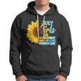July Girls Are Sunshine Mixed With A Little Hurricane Hoodie