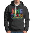 Juneteenth Free-Ish Since 1865 African Color Tshirt Hoodie