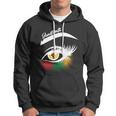 Juneteenth Red Gold Green Eyelashes Hoodie