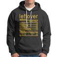 Leftover Nutrition Facts Label Hoodie
