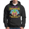 Let The Shenanigans Begin Mardi Gras Mask Costume Hoodie