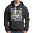 Love Is Love Black Lives Matter Hoodie