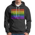 Love Is Love Lgbtq Rainbow Hoodie