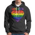 Love Wins Heart Hoodie