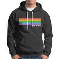 Love Wins Rainbow Stripes Thin Lines Tshirt Hoodie