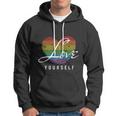 Love Yourself Rainbow Lgbt Fingerprint Pride Month Hoodie