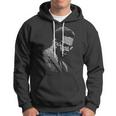 Malcolm X Black And White Portrait Hoodie