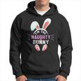 Matching Easter Party Graphic Im The Naughty Bunny Men Hoodie