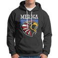 Merica 4Th Of July American Flag Bald Eagle Mullet 4Th July Gift Hoodie