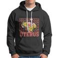 Mind You Own Uterus Floral 1973 Pro Roe Womens Rights Hoodie