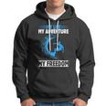 My Life My Adventure My Freedom Surfing Summer Time Surf Hoodie