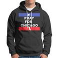 Pray For Chicago Encouragement Distressed Hoodie