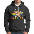 Pride Month Dabbing Purride Cat Gay Pride Lgbt Hoodie