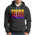 Proud Mom Lgbtgiftq Gay Pride Ally Lgbt Parent Rainbow Heart Funny Gift Hoodie