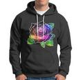 Rainbow Galaxy Floral Rose Hoodie