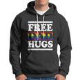 Rainbow Proud Lgbt Fathers Day Free Dad Hugs Gift Hoodie