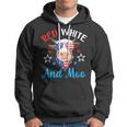 Red White And Moo 4Th Of July Cow Usa Flag Farmer Patriotic V2 Hoodie