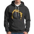 Silhouette Design Derp Meme Funny Troll Face Hoodie