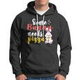Some Bunny Needs Pizza Funny Easter Day Pizza Day Hoodie