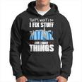 That´S What I Do I Fix Stuff And Retro I Know Things Hoodie