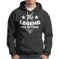 The Legend Has Retired Funny Retirement Gift Hoodie