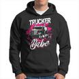 Trucker Trucker Babe Female Truck Driver Woman Trucker_ Hoodie