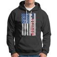 Trump Distressed Usa Flag Hoodie