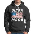 Ultra Maga Bold United States Of America Usa Flag Hoodie