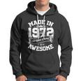 Vintage Crown Made In 1972 50 Years Of Being Awesome 50Th Birthday Hoodie