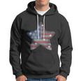 Vintage July 4Th Star Flag American Rhinestone Bling Tee Hoodie