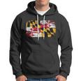 Vintage Maryland Flag Hoodie