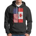 Vintage Usa Canadian Flag Hoodie